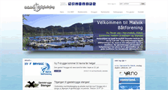 Desktop Screenshot of malvik-baatforening.org