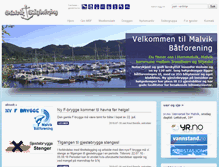 Tablet Screenshot of malvik-baatforening.org